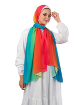Gradient Chiffon Scarf